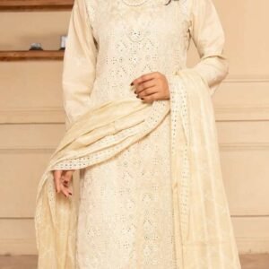 Jasmine Emb 3 Pcs Unstitch