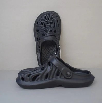 Black Wave Style Sandals Non-slip Slippers Size (44/45)